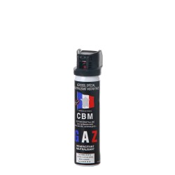 CBM - BOMBES DE DEFENSE - BOMBE GAZ DEFENSE CS CAPOT CLAPET 75ML