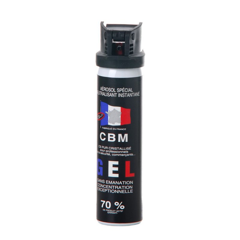 CBM - BOMBES DE DEFENSE - BOMBE GEL DEFENSE CS CAPOT CLAPET 75ML