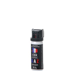 CBM - BOMBES DE DEFENSE - BOMBE GAZ DEFENSE CS CAPOT CLAPET 50ML