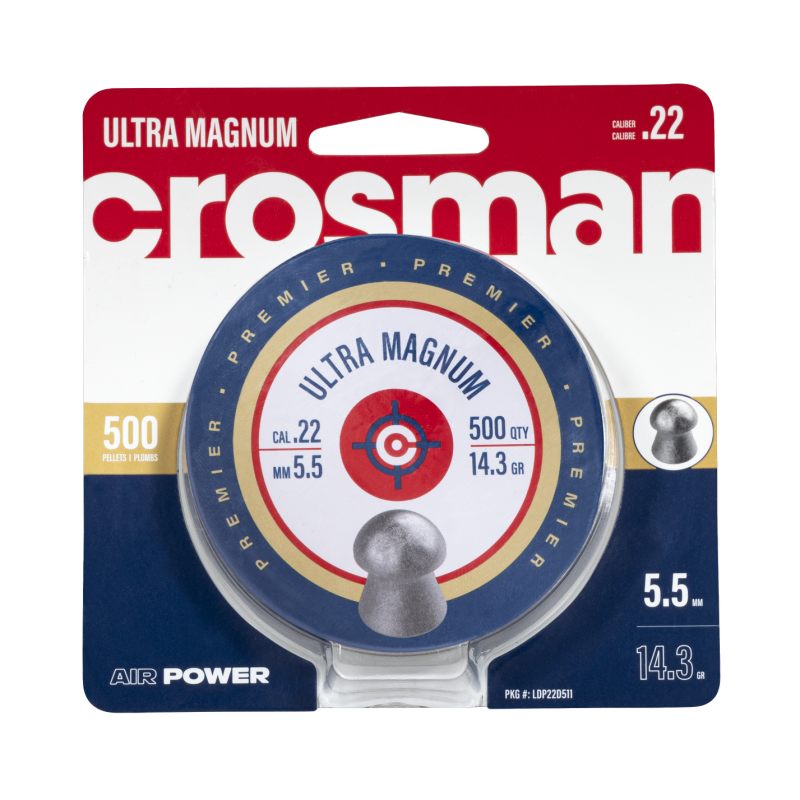 CROSMAN - MUNITIONS A AIR - PLOMBS PREMIER DOMED C4.5 X500