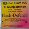 WADIE - MUNITIONS DE DEFENSE - CARTOUCHES 9MM PA FLASH DEFENCE A BL...