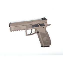 ASG - PISTOLETS A AIR - PISTOLET GBB CZ P-09 FDE CO2 4.5 -PLOMBS OU...