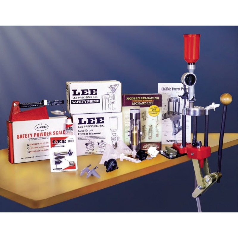 LEE PRECISION - PRESSES - KIT PRESSE DE RECHARGEMENT A TOURELLE 4 P...