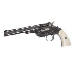 ASG - REVOLVERS A AIR - REVOLVER SCHOFIELD 6\" CO2 GREY FULL METAL...