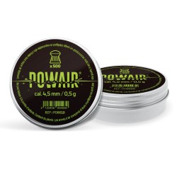 POWAIR - MUNITIONS A AIR - PLOMBS RONDS DOMED C4.5 X 500