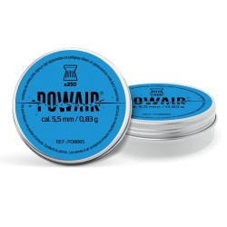 POWAIR - MUNITIONS A AIR - PLOMBS PLATS C5.5 X250