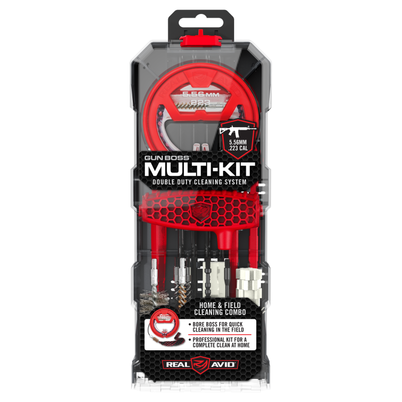 REAL AVID - NECESSAIRES DE NETTOYAGE - GUN BOSS MULTI-KIT - .223CAL...