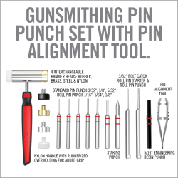 REAL AVID - OUTILLAGE POUR ARMES - SET MASSETTE ET CHASSE GOUPILLE...