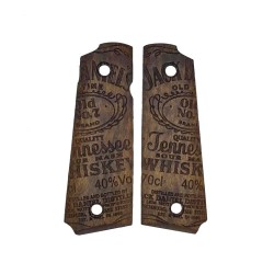 MBT GRIPS - POIGNEE - PLAQUETTES BOIS PT1911 JACK DANIELS