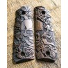 MBT GRIPS - POIGNEE - PLAQUETTES BOIS PT1911 SKULL