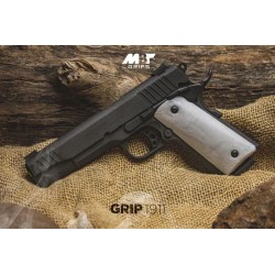 MBT GRIPS - POIGNEE - PLAQUETTES POLYMERE PT1911 BLANCHE