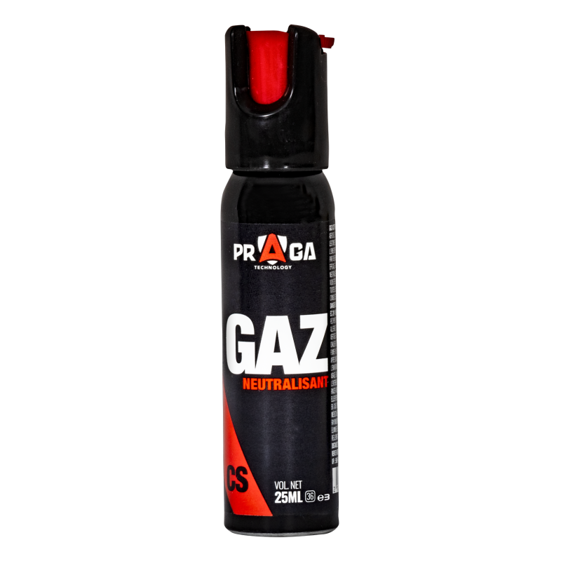 PRAGA TECHNOLOGY - BOMBES DE DEFENSE - BOMBE GAZ CS 25ML