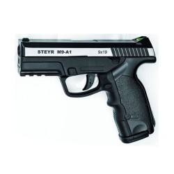 ASG - PISTOLETS A AIR - PISTOLET GNB STEYR M9-A1 BICOLORE 4.5 CO2-BBS