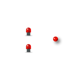 MEGALINE - ORGANES DE VISEE - GUIDON INTERMEDIAIRE ROUGE D2.2